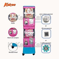Distributeur automatique de capsules Gacha direct usine, machine à capsules Gachapon japonaise à monnayeur blanc