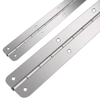 Charnières de piano longues en acier inoxydable de qualité supérieure, à largeur personnalisée, pour meubles, portes de placards pliantes, boîtes de rangement