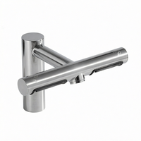 Robinet thermostatique automatique 2-en-1 en acier inoxydable 304 de qualité supérieure avec séchoir à mains intégré pour lavabo et évier, contrôle de la température