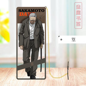 12 stili SAKAMOTO giorni Asakura Shin Sakamoto <span class=keywords><strong>Taro</strong></span> in lega di metallo Anime segnalibri in metallo accessori artigianali gioielli segnalibro - Product Image 3