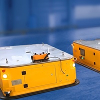 100kg Intelligent AGV Robot Entrepôt Logistique Livraison Automatique Télécommandes Sans Pilote Chariot De Transport