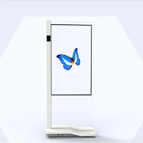 Affichage d'affichage numérique à écran LG LW550JUL-HMA1 de 55 pouces sur pied, OLED Transparent