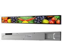 Écran LCD intelligent Android pour étagère, 23,1/35/47,1 pouces, avec CMS Cloud et gestion à distance pour supermarché