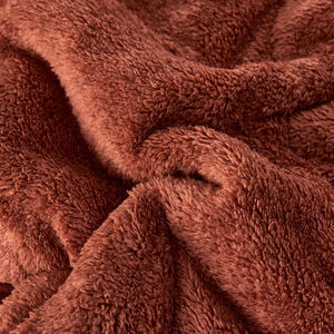Hot Bán 3-Mảnh Đặt Flannel Hoa In Sherpa Vải Chăn Giường Comforter Đặt Vua Bộ Đồ Giường Bộ - Product Image 4