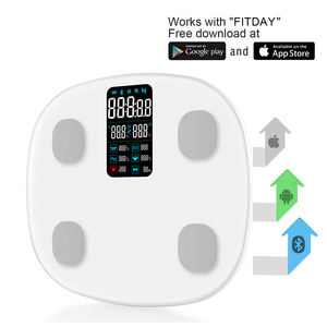 Nouvelle conception, nouvel écran VA, fonction <span class=keywords><strong>de</strong></span> fréquence cardiaque, IMC, mode bébé, <span class=keywords><strong>balance</strong></span> intelligente avec application, capacité <span class=keywords><strong>de</strong></span> 180 kg - Product Image 2