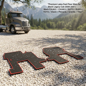 <span class=keywords><strong>Tapis</strong></span> en caoutchouc robustes LPR pour camions semi-remorques Mack CXU CHU Pinnacle GU Granite Titan 2008-2017 Classe 8 – Accessoires de revêtement de sol - Product Image 1
