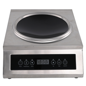Table de cuisson à induction commerciale à commande tactile 5000W, brûleur concave pour wok, haute puissance, cuisinière à induction professionnelle - Product Image 4