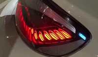 Conjunto de Luces Traseras YX New Dragon Scale para BMW Serie 2 F22 F23 2014-2021, LED 100% Impermeables, Plug+Play, Señal de Giro Secuencial