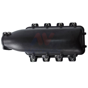 MATCHWAY Black Aluminum <span class=keywords><strong>LS</strong></span> Lo-Ram EFI Intake Manifold untuk Mesin GM Chevy LS3/L92 dengan Kit Rel Bahan Bakar - Product Image 3