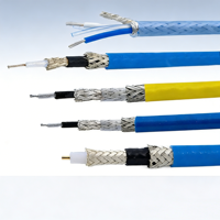 Cable Coaxial RF de 50 Ohmios, Baja Pérdida, Cable de Extensión de Señal de Antena de Comunicación, Longitud Personalizada