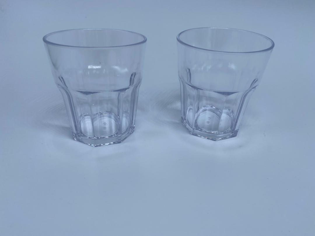 Drinking Glasses 12 oz Water Glass Cups Plastic Glasses Clear Tumbler