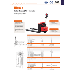 Off Road Electric Hydraulic <b>Pallet</b> Stacker Trucks Outdoor Rough Terrain <b>Fork</b> Width Adjustable Straddle Stacker - Product Image 6