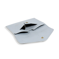 Dompet Wanita Tipis Portabel dengan Kancing, Produsen Dompet Custom, Dompet Wanita dengan Logo Embos, MOQ Kecil