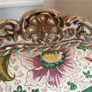 Grand <span class=keywords><strong>fauteuil</strong></span> de style <span class=keywords><strong>Louis</strong></span> XV, <span class=keywords><strong>fauteuil</strong></span> antique en tissu, <span class=keywords><strong>fauteuil</strong></span> français - Product Image 3