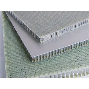 Kaca serat panel sandwich aluminium sarang lebah