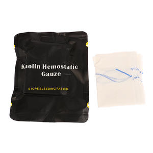 <b>Kaolin</b> Hemostatic Gauze Sterile Wound Dressing 4x4 Inch Fast Bleeding Control Medical Supply - Product Image 1