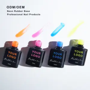 Fournisseur de gros de vernis à ongles gel de base en caoutchouc pour vernis à ongles de marque privée 15ml