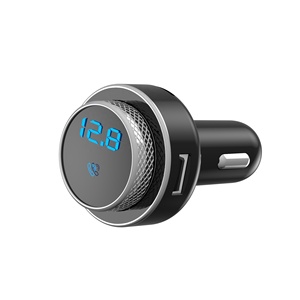 2024 <span class=keywords><strong>Bluetooth</strong></span> 5.0 Xe Sạc FM Transmitter MP3 Máy Nghe Nhạc Qc3.0 USB Vôn Kế Hiển Thị TF Thẻ U-Đĩa Sam-Sung Otp Adapter - Product Image 3