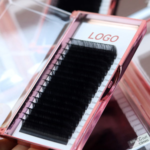 Miếng nối mi sợi PBT màu đen mờ, dụng cụ nối mi, khay nối mi mềm mại, độ dày 0.02 0.03 <span class=keywords><strong>0.05</strong></span> 0.07, mi volume - Product Image 2