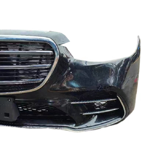 <b>Body</b> Kits for W223 S Class Upgrade PP Material Front Rear Bumper With <b>Camera</b> Lip Diffuser Exhaust Pipe Spoiler - Product Image 3