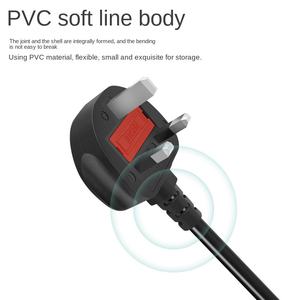 बीएस प्रमाणित ब्रिटिश मानक तीन-प्लग पावर कॉर्ड 1.5 मीटर तांबा कोर होंग अंग्रेजी मानक प्लग 13a रेटेड c7 - Product Image 2