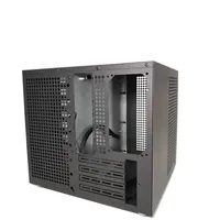 Boîtier d'ordinateur en métal Sagittarius NAS Mid Tower avec support 8 baies, compatibilité carte mère M-ATX/ITX, compatible SFX/FLEX