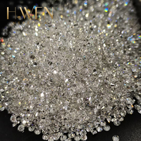 Moissanite ronde de couleur DEF 0,8-3,0 mm pour sertissage invisible et bijoux fins |   GRA Certified Melee
