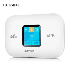 Huasifei modem 4g universal wifi, roteador móvel hotspot mifis desbloqueado modem 150mbps sem fio 3g 4g wifi com slot para cartão sim