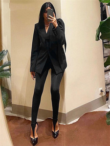 Leggings Estilo Occidental con Corte de Bota, Pantalones Ajustados de Longitud Completa, Talla Grande, Cintura Alta, Pantalones Sexys - Product Image 3