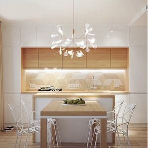 Lampadario Nordic Firefly 2026 in Acciaio Inox Oro Rosa, Stile Moderno e Semplice, <span class=keywords><strong>Design</strong></span> Creativo per <span class=keywords><strong>Soggiorno</strong></span> e Camera da Letto - Product Image 4
