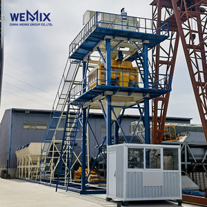 เครื่องผสมคอนกรีต MHZS120สำหรับโรงงานผสมคอนกรีตปราศจากรากฐานสายพานป้อนคอนกรีต - Product Image 1