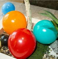 18 inch ronde rode latex ballon EN71 gecertificeerd voor verjaardagen, Kerstmis, Valentijnsdag & Moederdag feesten