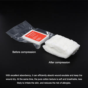 Acessórios Modernos de Primeiros Socorros, Gaze Comprimida Descartável Leve para Treinamento de Trauma para Feridas - Product Image 3