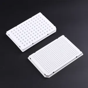 Lab Consumable Sterile Dna Free White And Transparent 384-well Pcr Reaction Plate With Skirt