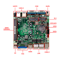 Computadora Industrial Integrada de Cuatro Núcleos, Compatible con DDR4, Personalización Completa con VGA HDMI, Mini PC N100, Windows 10/Linux