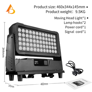 AICPOSE Faro City Color LED da Esterno 60x10W RGBW 4in1 IP65 per Illuminazione Architettonica di Pareti e Paesaggi con Effetto Luci da Palco - Product Image 3