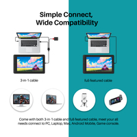 Tablette graphique à écran tactile Huion GS1562 avec stylet à 8192 niveaux de pression, Pentech 3.0, pour les designers