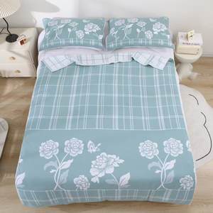 Paire <span class=keywords><strong>de</strong></span> taies d'<span class=keywords><strong>oreiller</strong></span> en <span class=keywords><strong>gaze</strong></span> <span class=keywords><strong>de</strong></span> <span class=keywords><strong>coton</strong></span> quatre couches florales modernes quatre saisons Grande serviette épaissie pour couple adulte étudiant pour la maison - Product Image 5