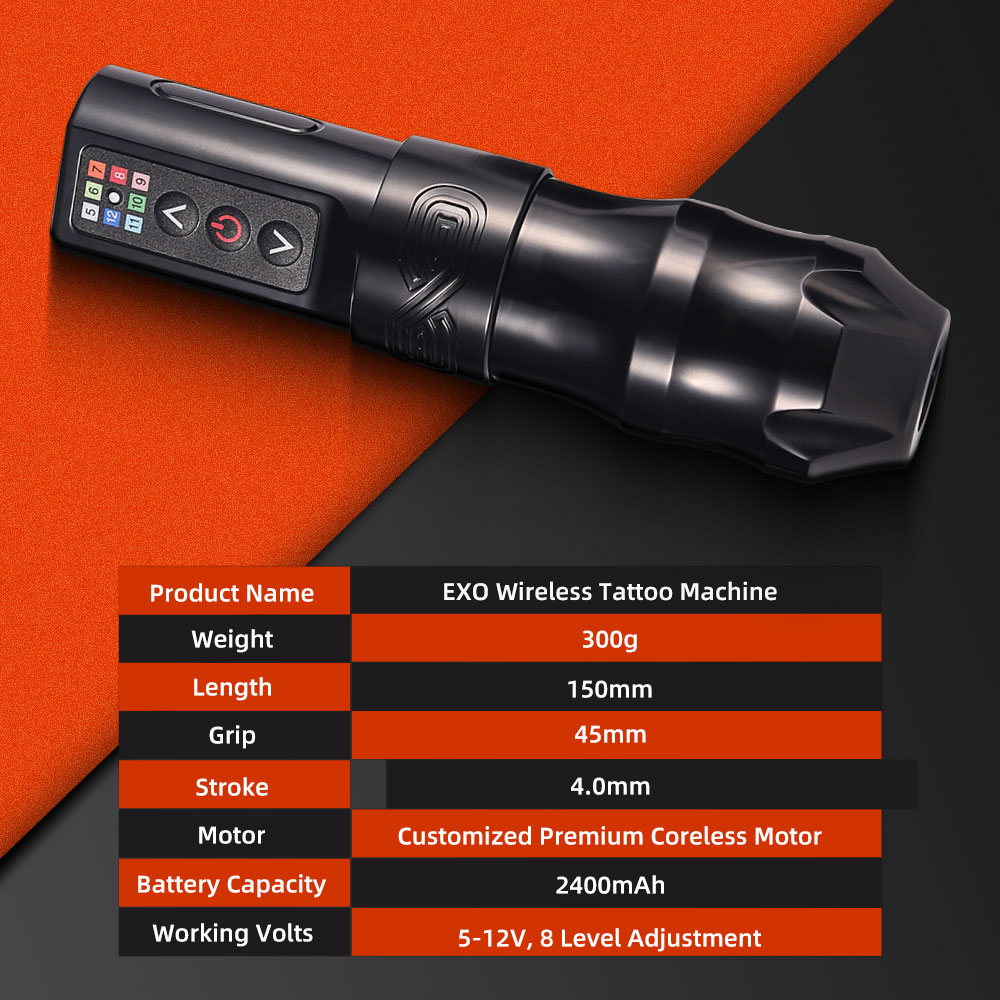 XNET E X O Tattoo Machine - Professional & Powerful Motor
