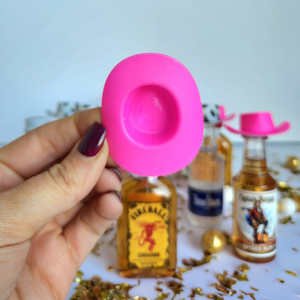 Adorables Sombreros de Vaquera de Plástico Rosa para Decoración de Bebidas, Juguetes, Mini Sombreros de Vaquera para Despedidas de Soltera - Product Image 4