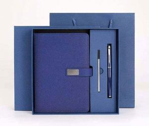 Wholesale Promotional Business Notebook Journal for Gifts Custom Diary PU Leather Magnetic <b>Note</b> <b>Book</b> Pen Gift Set With USB Drive - Product Image 5