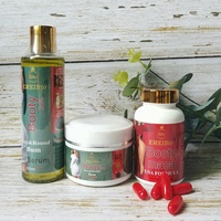 Marque privée Agrandir les fesses La maca noire améliore le jeu de courbes de butin dodu Lift Hip Crème à l'huile de maca Ingrédient naturel Ensemble de capsules