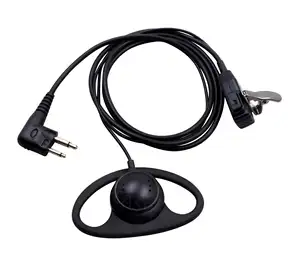 D forme PTT talkie-walkie <span class=keywords><strong>espion</strong></span> écouteur Sport écouteur pour Motorola GP88,88S GP68 Type K mains libres - Product Image 1