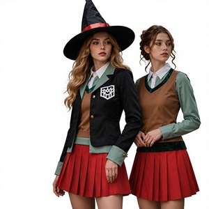 Danganronpa V3 <span class=keywords><strong>Cosplay</strong></span>-Kostüm – Yumeno <span class=keywords><strong>Himiko</strong></span> Zweidimensionales japanisches Zauberer-Rollenspiel-Outfit im Schulstil (Polyester, Damen) - Product Image 1