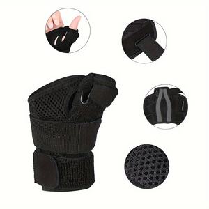 JK030 tali pergelangan tangan Neoprene dapat diatur sandaran jempol sejuk untuk Tendonitis Arthritis tangan kiri kanan jempol - Product Image 3