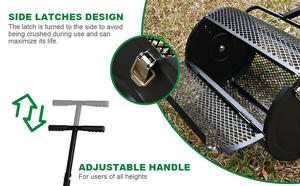 Épandeur <span class=keywords><strong>de</strong></span> compost en matériau métallique durable Épandeurs <span class=keywords><strong>de</strong></span> fumier <span class=keywords><strong>de</strong></span> jardin et <span class=keywords><strong>de</strong></span> tourbe <span class=keywords><strong>de</strong></span> style moderne avec caractéristiques <span class=keywords><strong>de</strong></span> plantation et d'ensemencement - Product Image 3