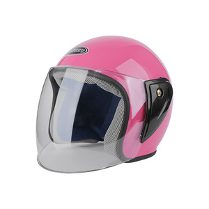 Casco de Motocicleta Eléctrico al por Mayor, Medio Casco para Hombre y Mujer, Equipo de Protección para las Cuatro Estaciones, Cascos Para <span class=keywords><strong>Moto</strong></span> - Product Image 4