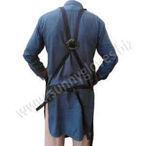 Cuir de vachette Résistant À La Chaleur De Soudage Tablier - Product Image 2