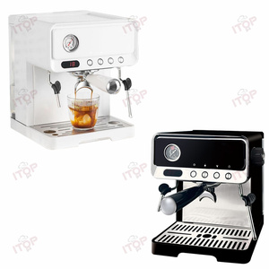 Bán Buôn Giá Rẻ Tùy Chỉnh Nhà Nhỏ Sử Dụng Sữa Bọt Hơi Nước <span class=keywords><strong>Moka</strong></span> Macchiato Máy Pha Cà Phê Cà Phê - Product Image 3