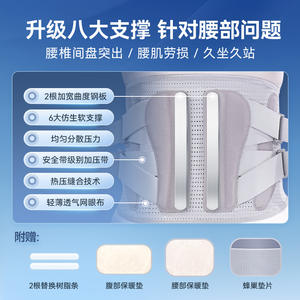 เวลเดย์ ลัมเบอร์ เรทเทนเนอร์ WP01C เข็มขัดพยุงหลังแบบระบายอากาศสำหรับผู้ใหญ่ทุกฤดูกาล - Product Image 3